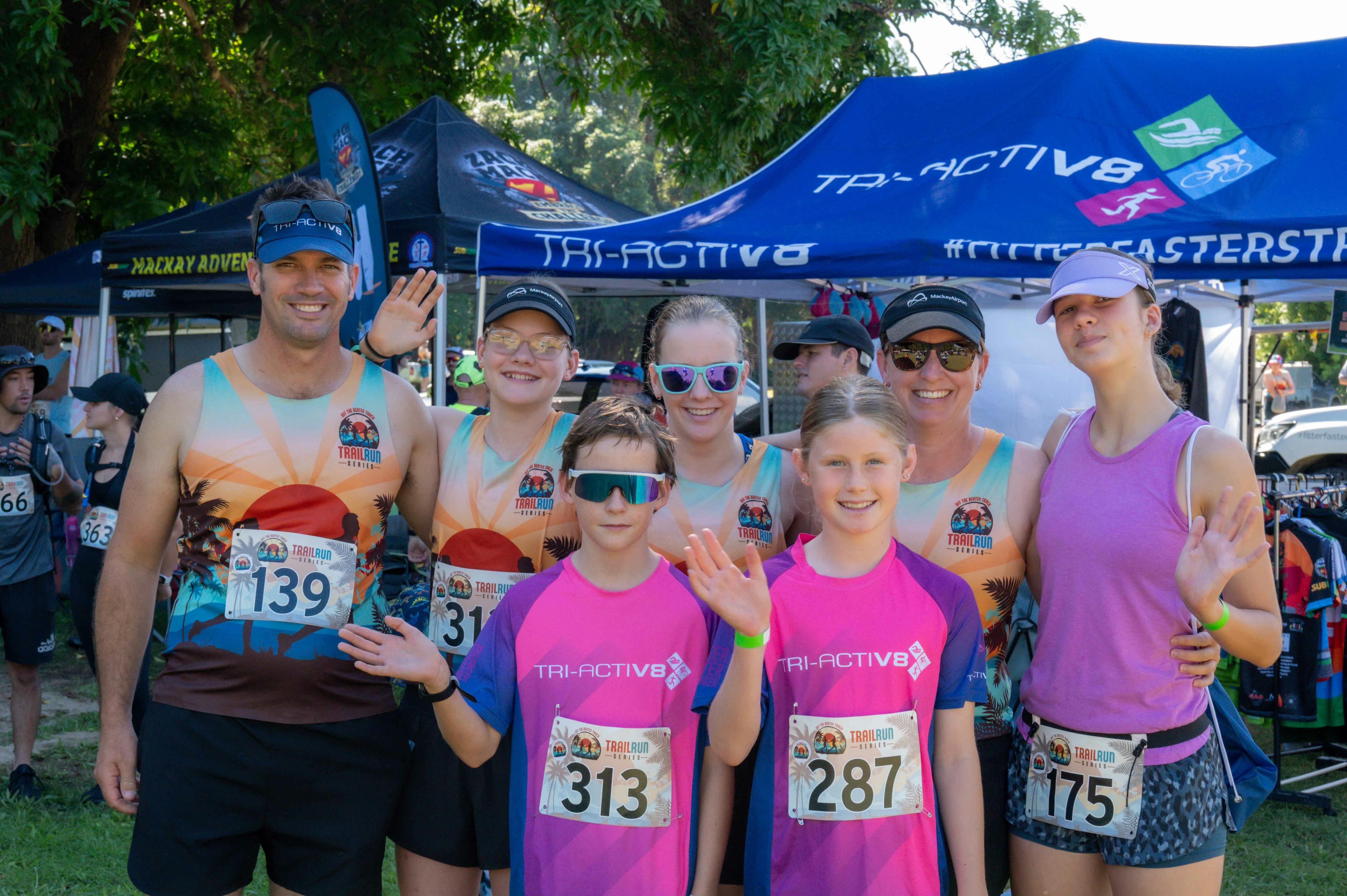 Trail runners ready