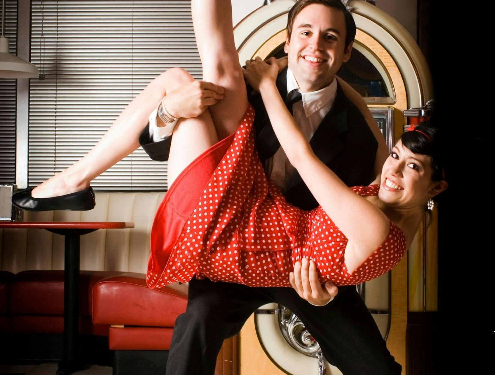 dancers in 50's costume