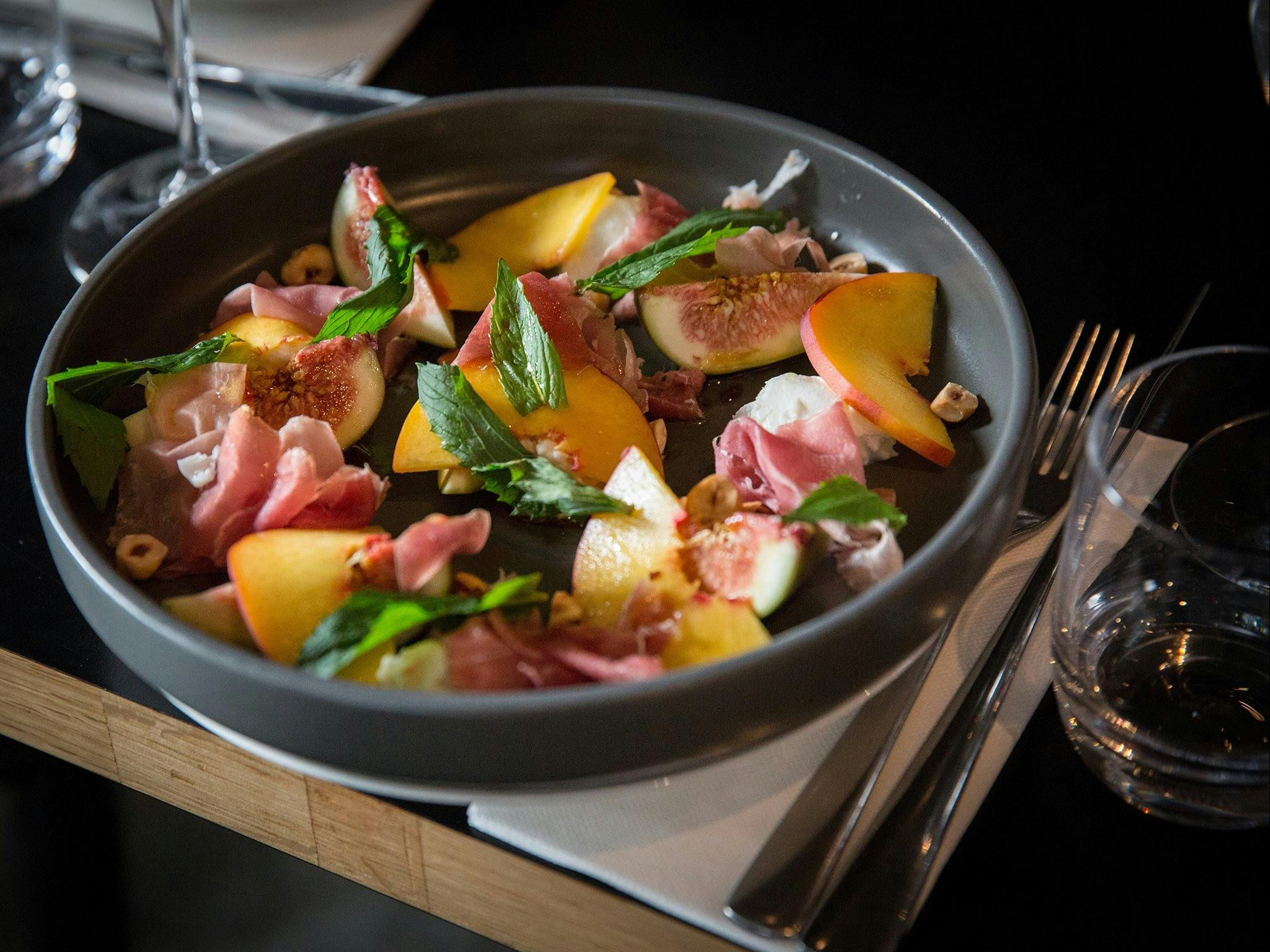 Fresh food on a plate