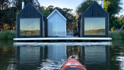 Floating Sauna, Lake Burley Griffin