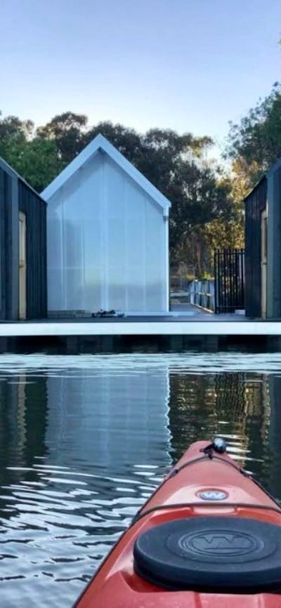 Floating Sauna, Lake Burley Griffin