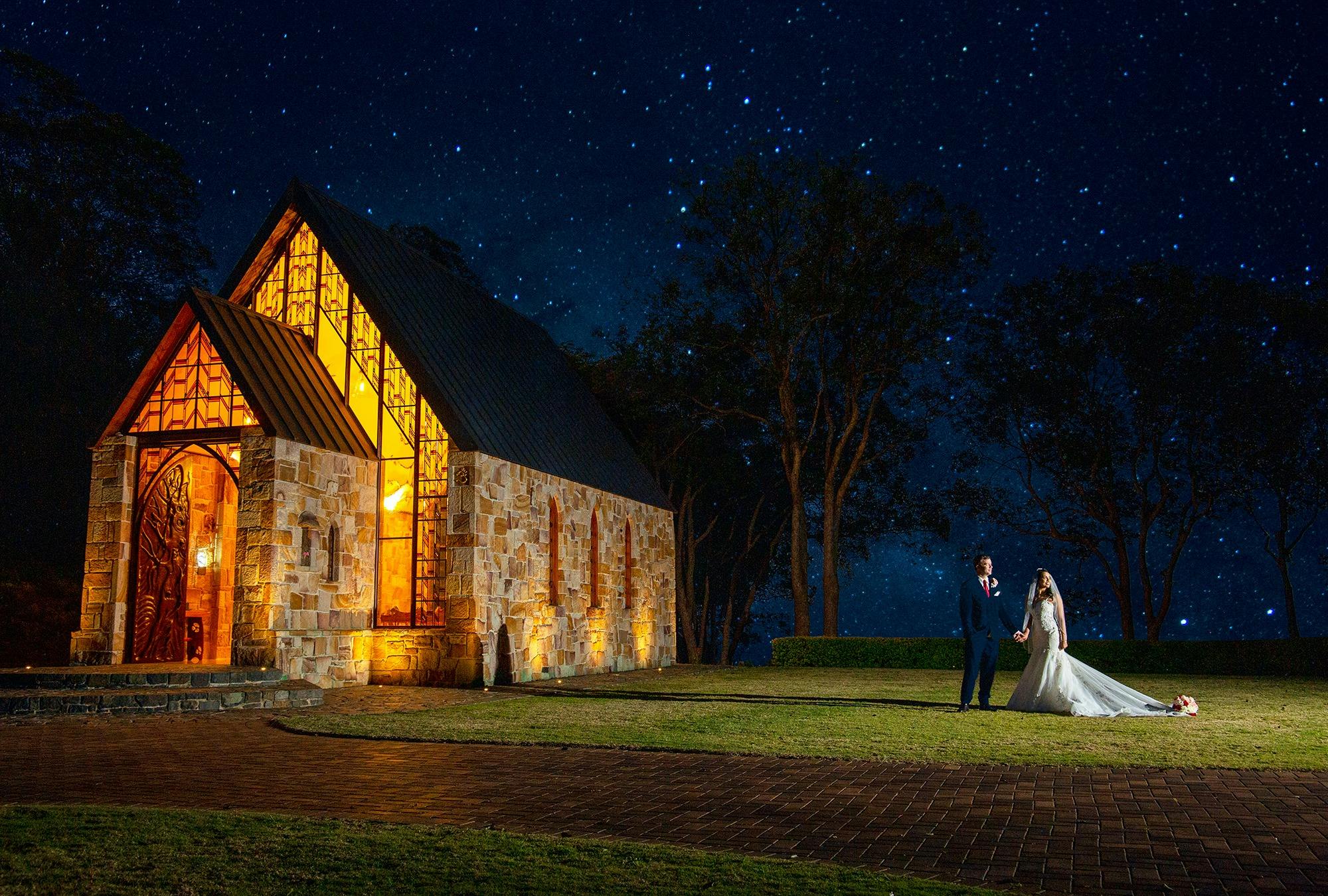 Wedding couple The Chapel Montville