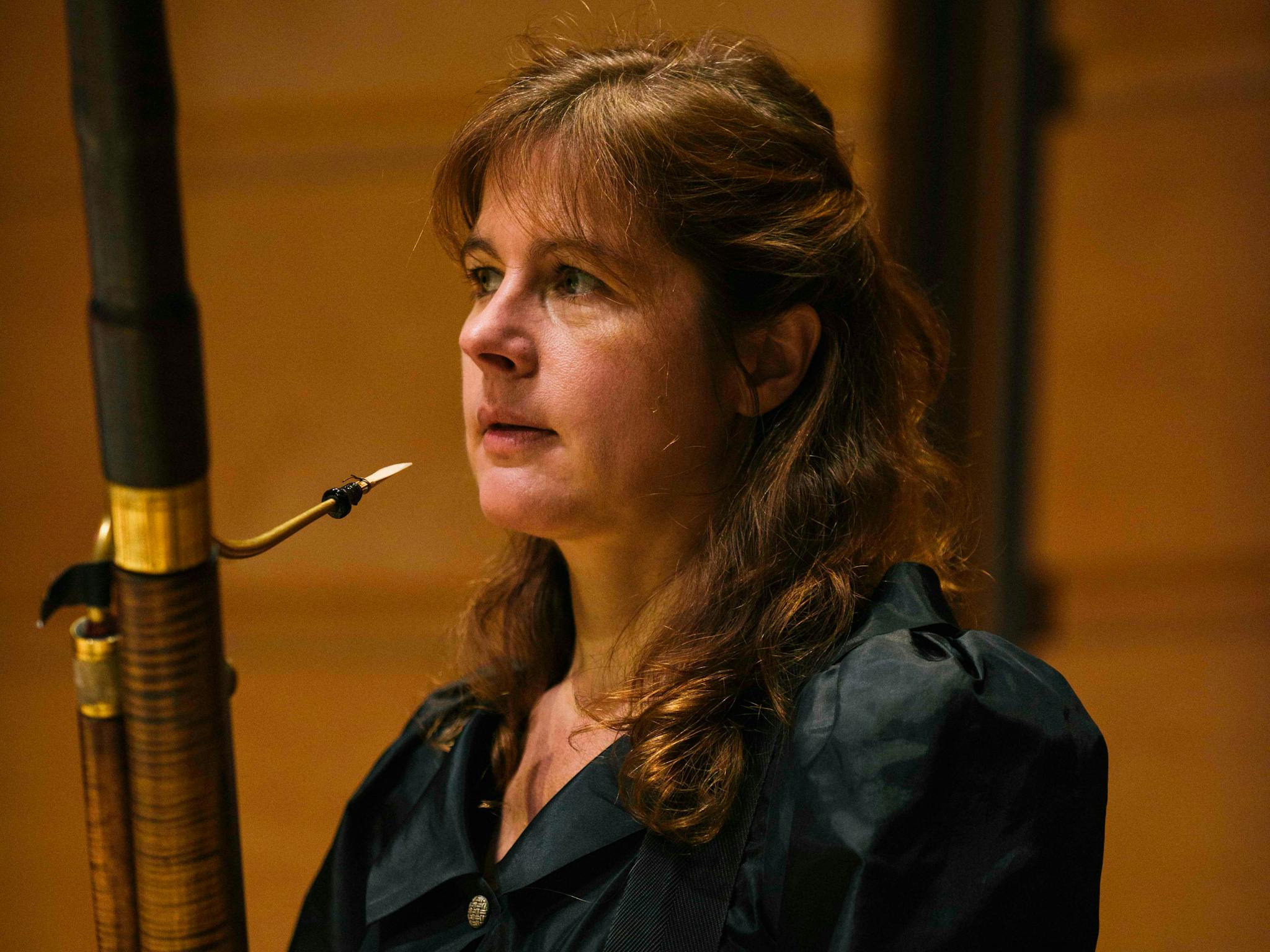 A photo of bassoon player Jane Gower