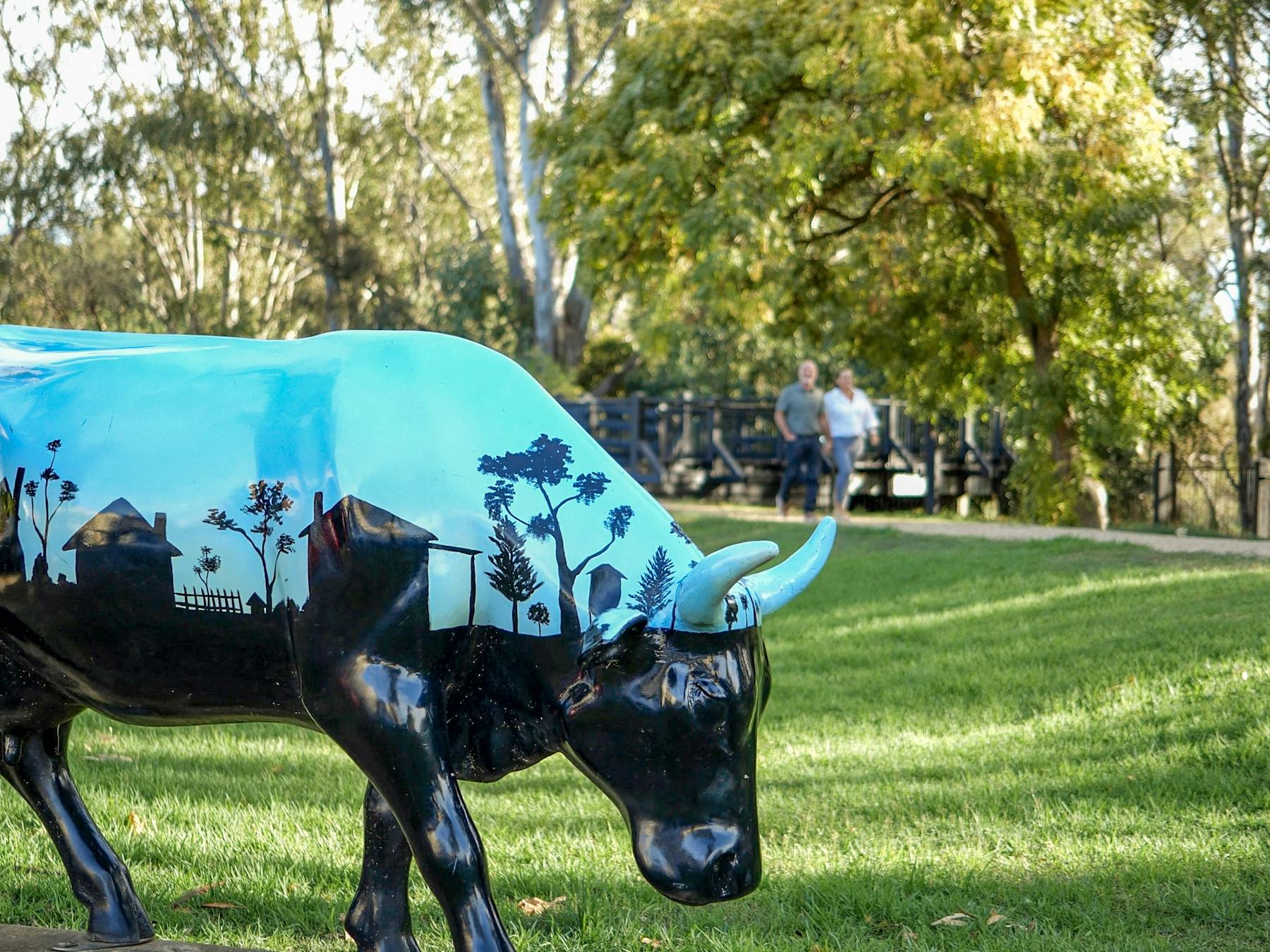 Meteorite Cow by Tank