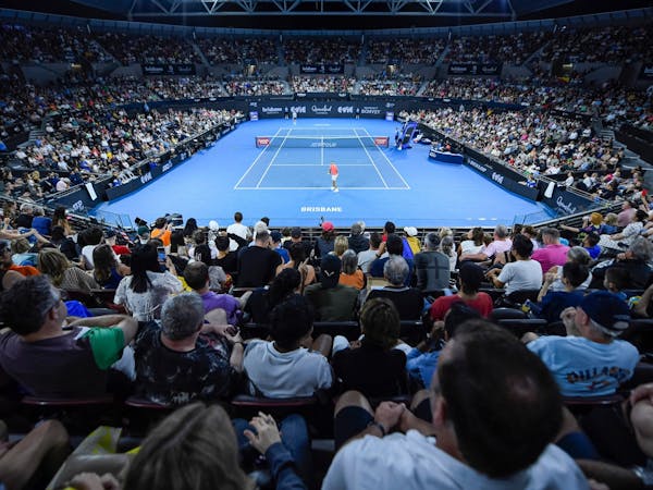 Image of tennis on Pat Rafter Arena