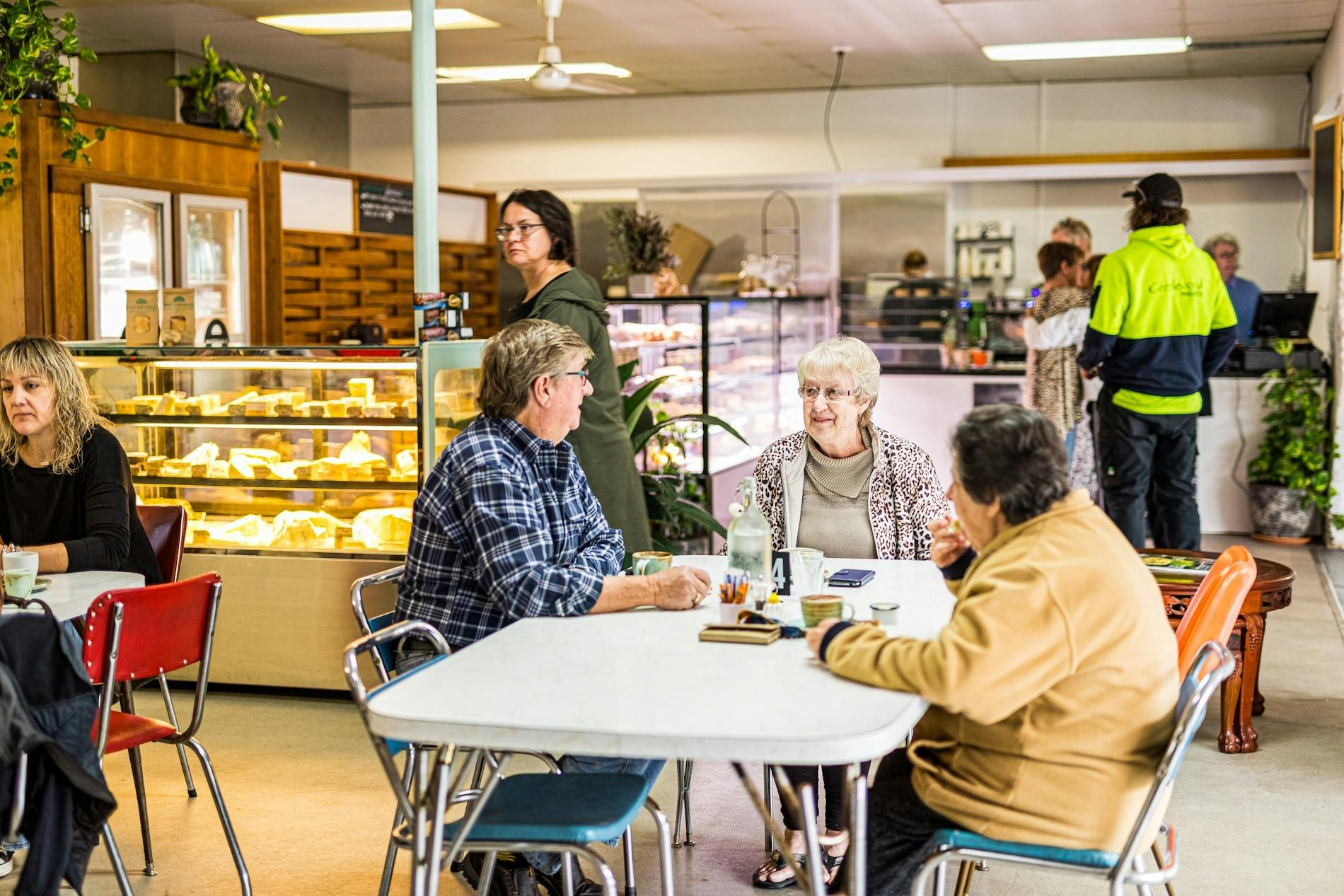 Inside the store
