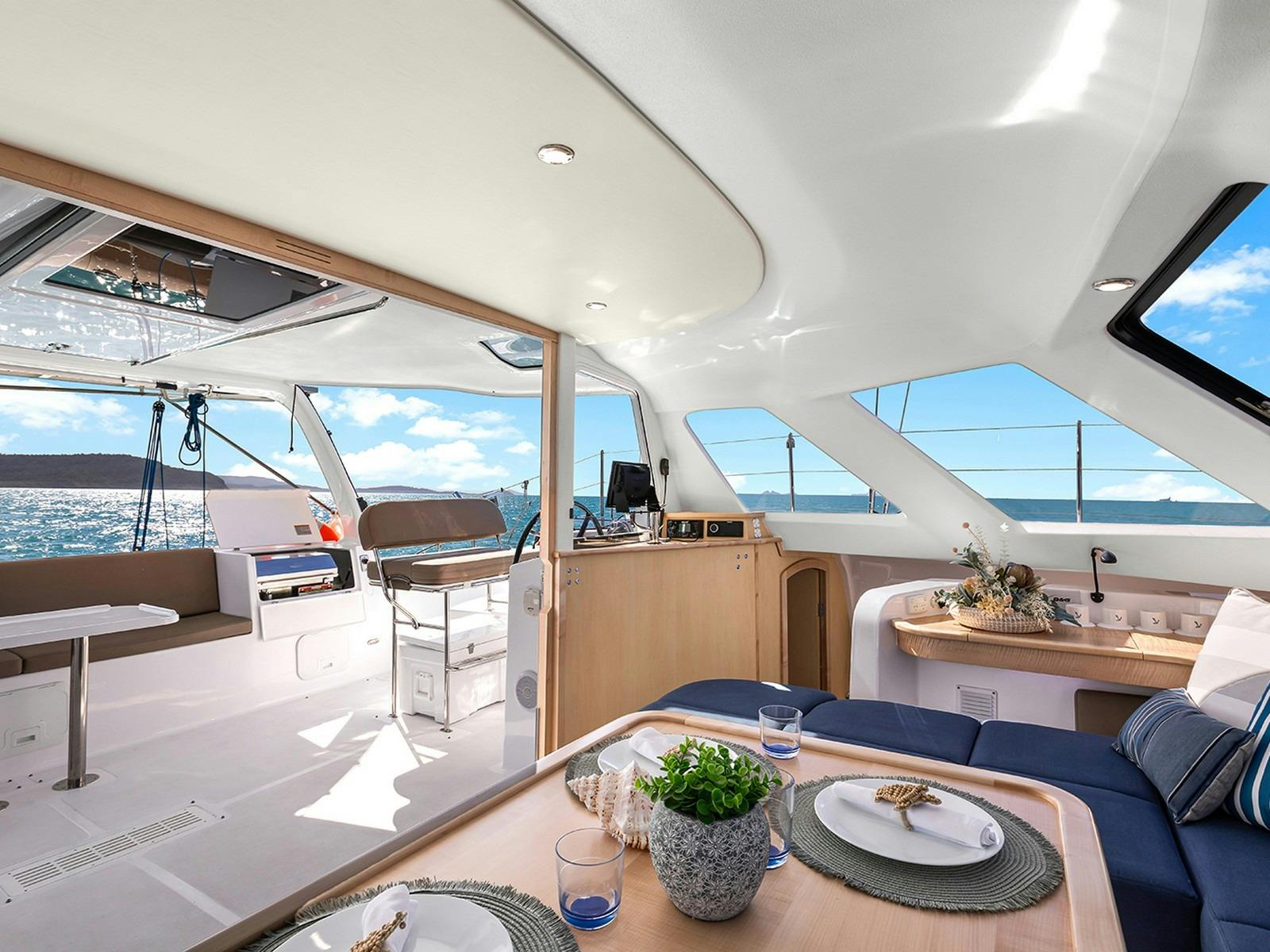 Seawind 1260.3 - Saloon and aft deck