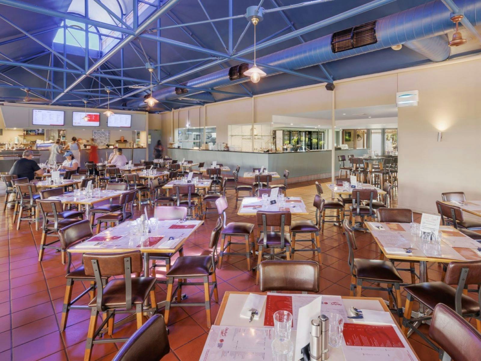 Interior of Geckos Cafe