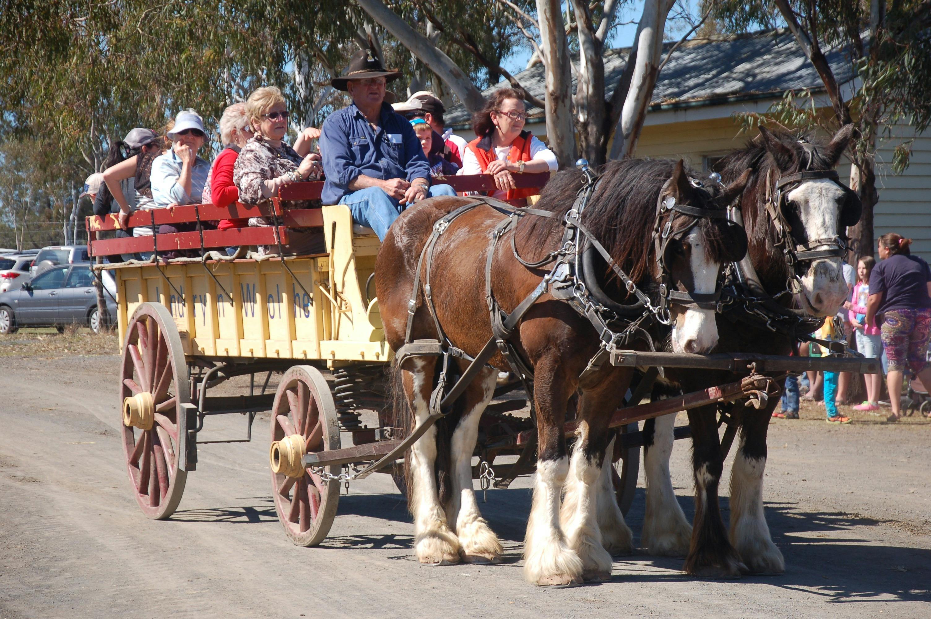JWS wagon ride