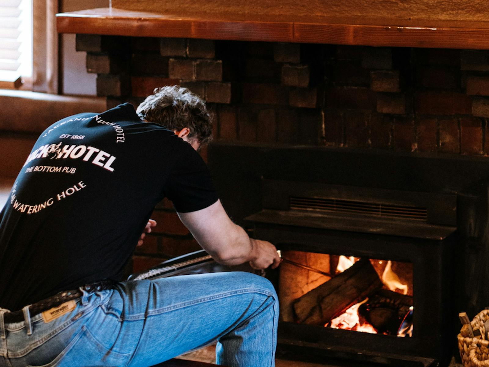 Cosy up by the fireplace during the cooler months