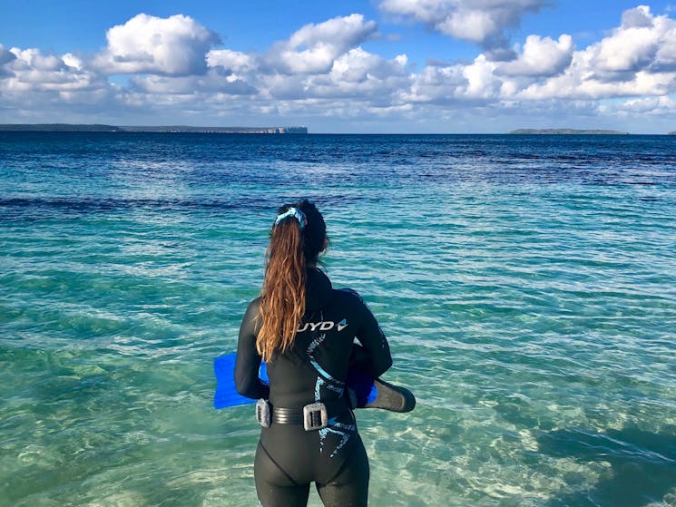 snorkelling, freediving, Hyams beach, Jervis Bay, NSW, tour guides