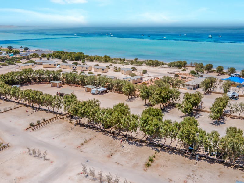 Aerial view - Tasman Holiday Parks - Denham Seaside