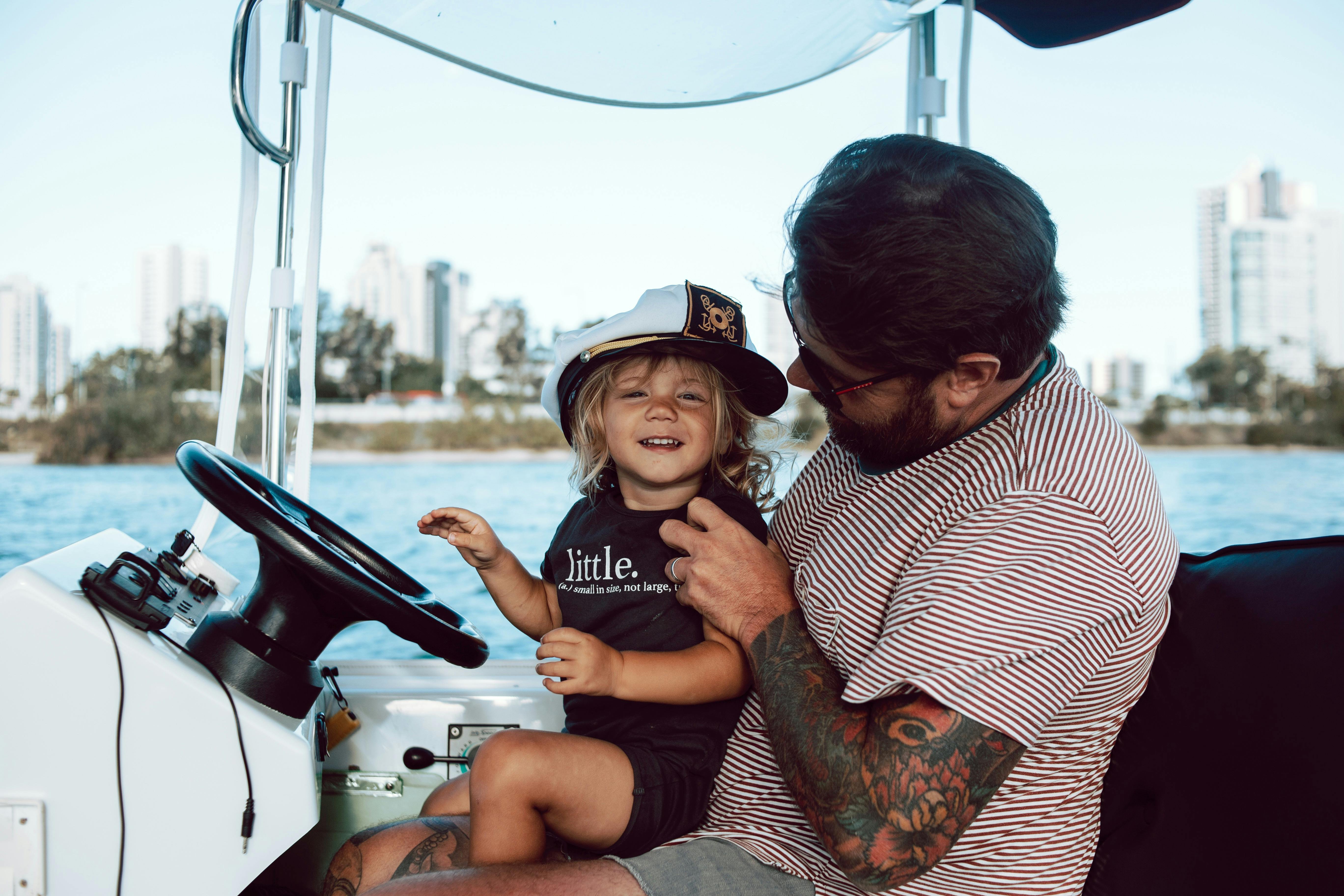 Duffy Boat Pictures with Kids