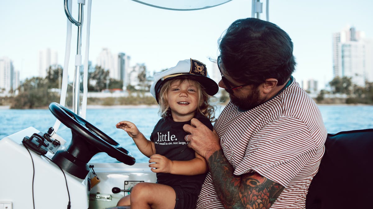 Duffy Boat Pictures with Kids