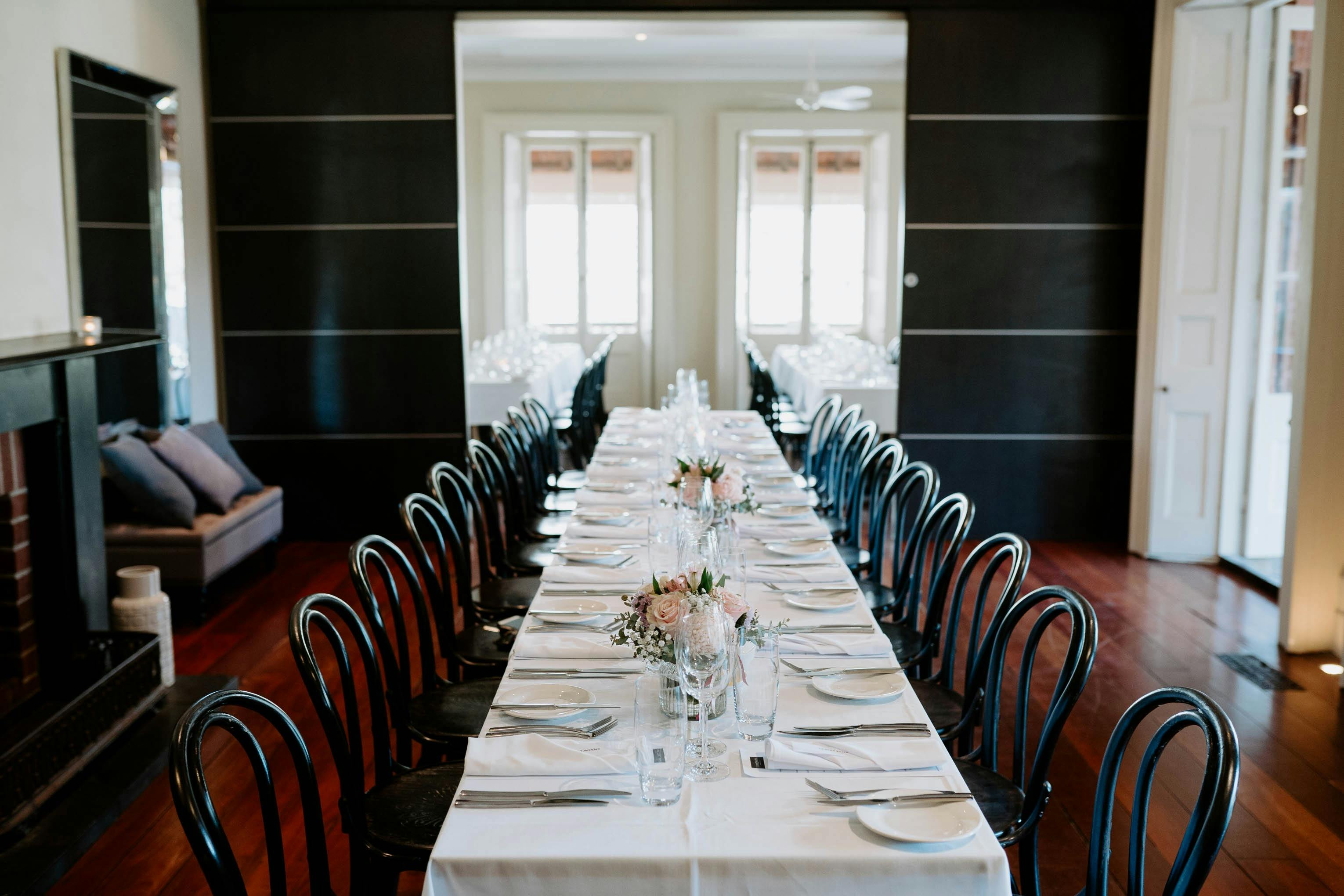 Main level dining area