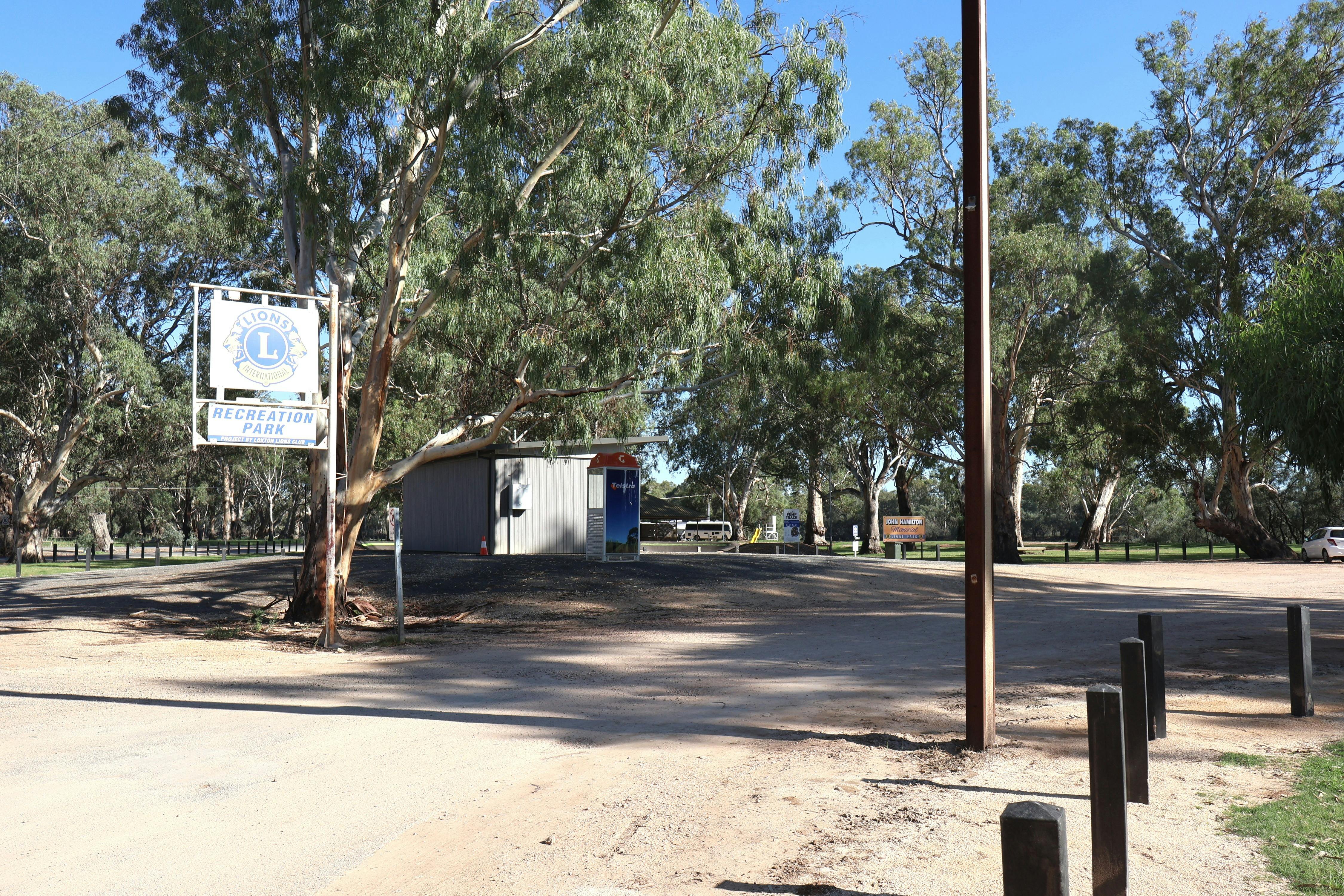 Toilets and carpark