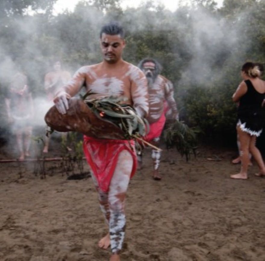 Indigenous Man in Cermony