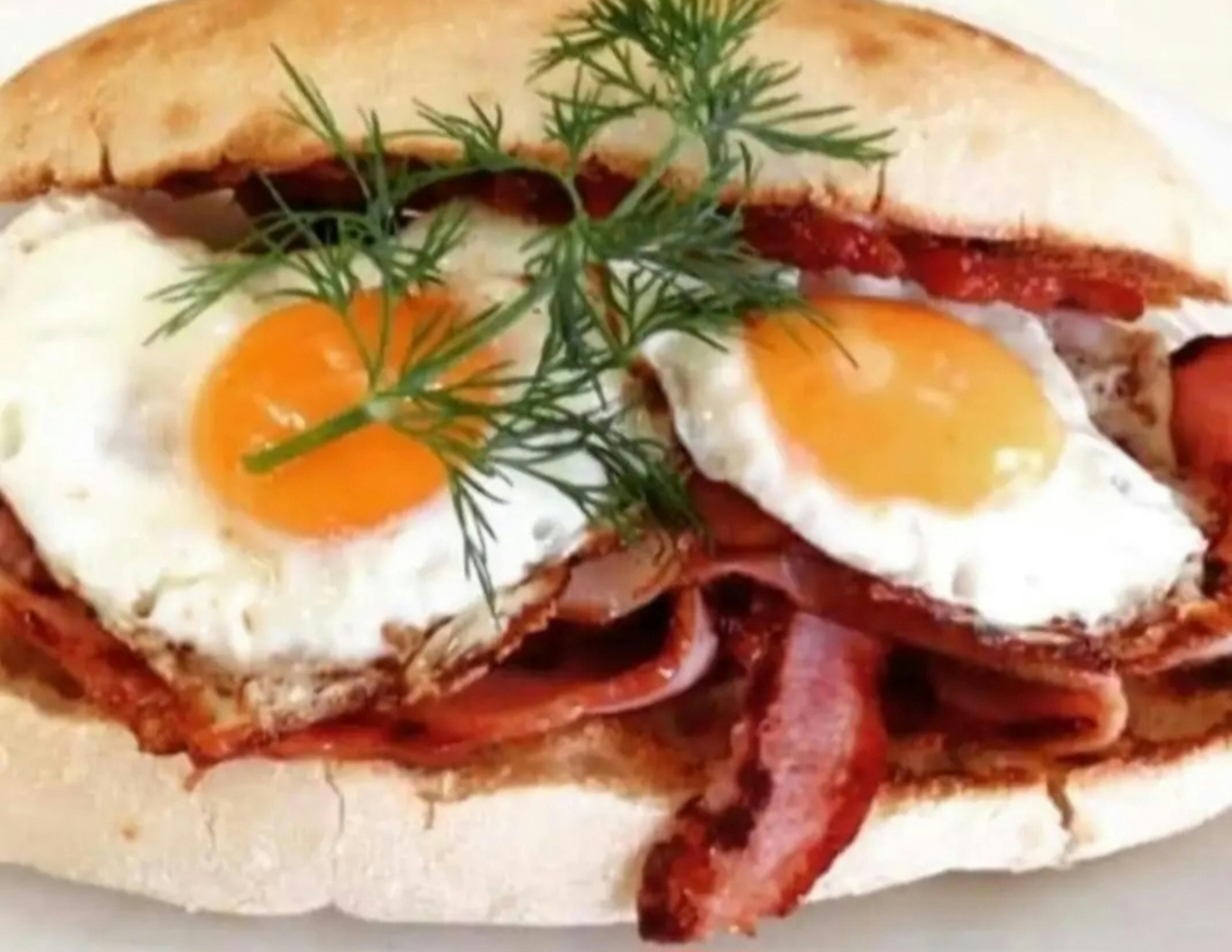 我們的培根和蛋捲..適合飲食清淡的人