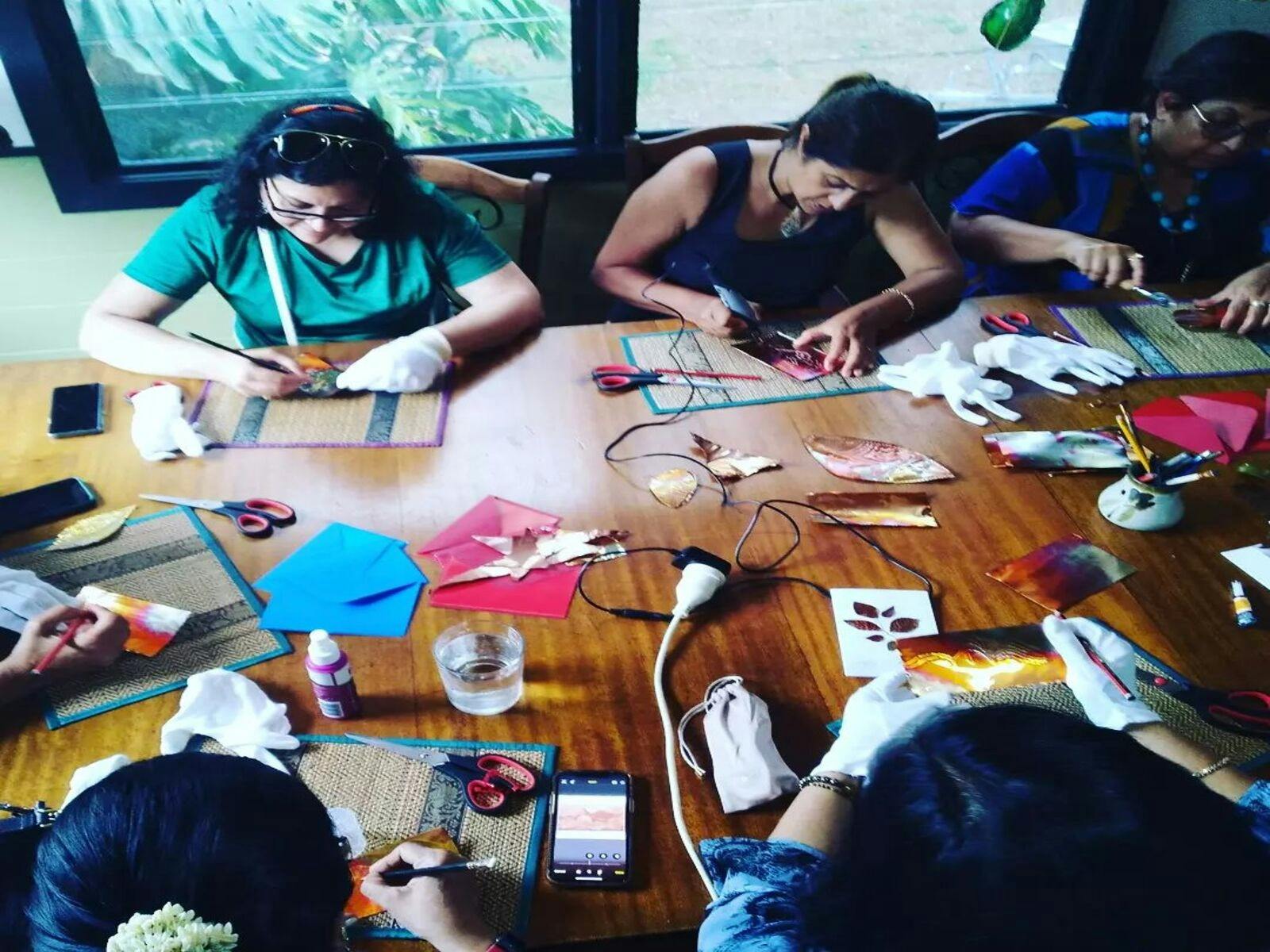copper art workshop