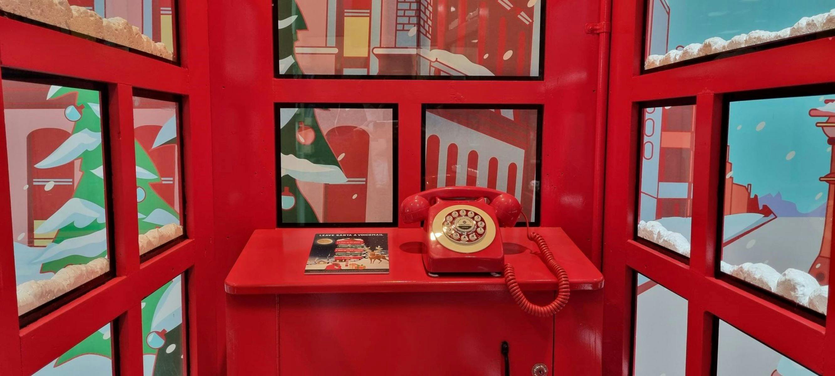 Christmas in Ballarat Santa's Telephone Box