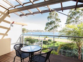 Balcony - View from the Waterview Apartments