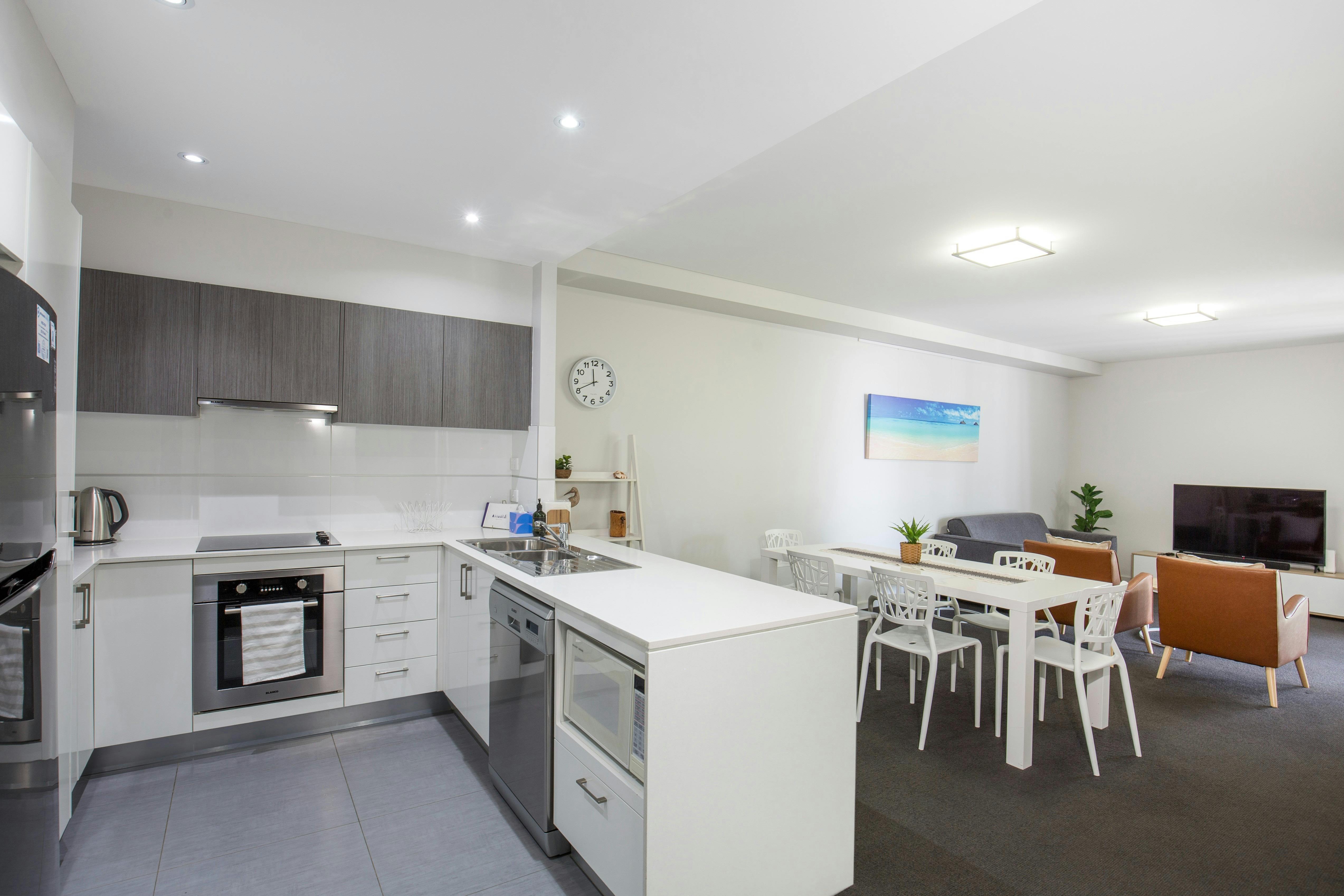 Kitchen and Living Room