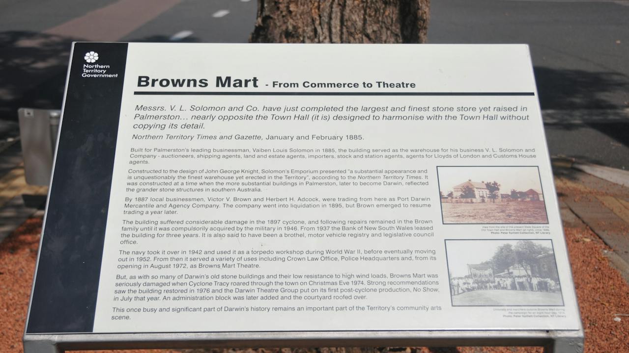 Interpretive panel on site.