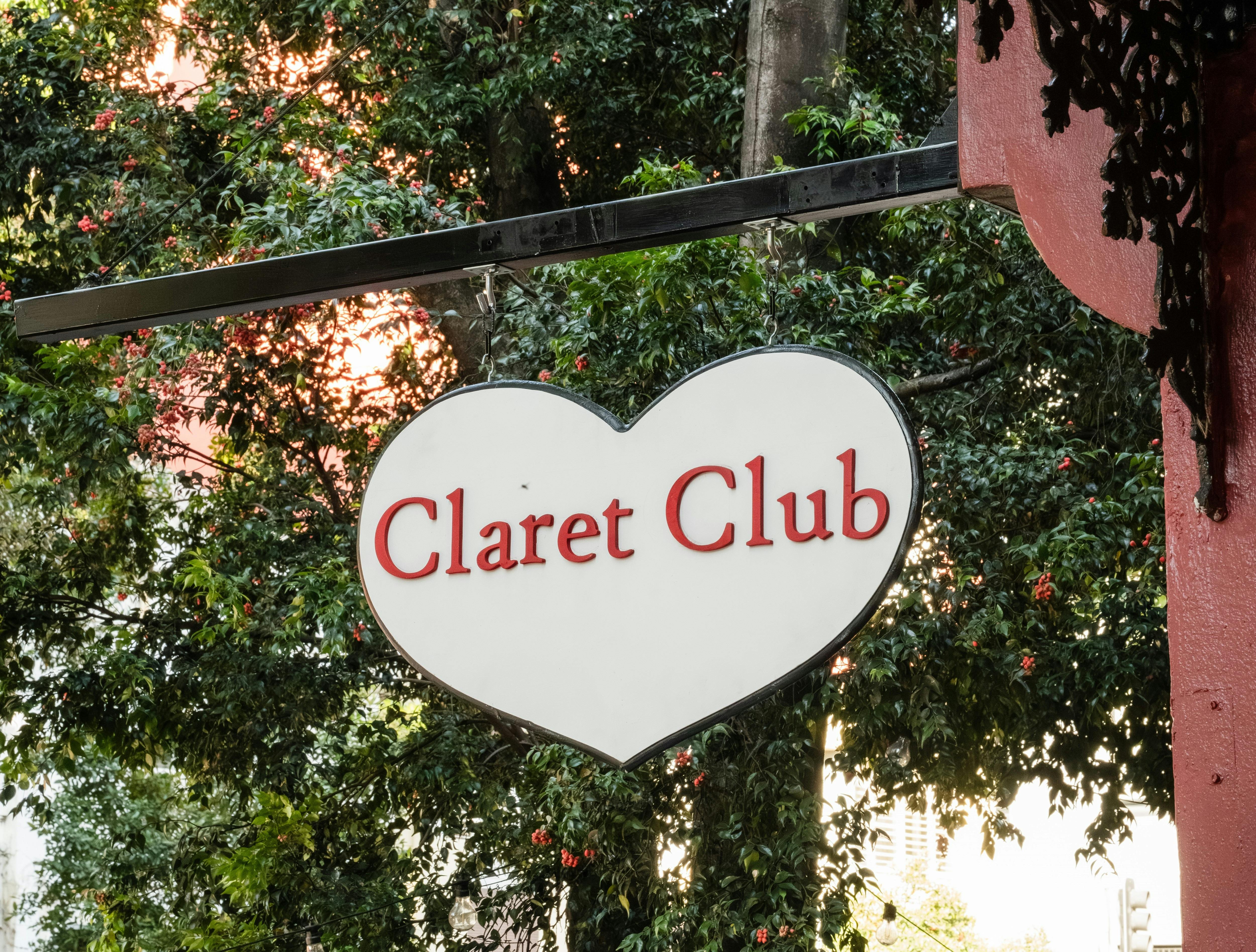 Claret Club Darlinghurst - Outdoor Sign