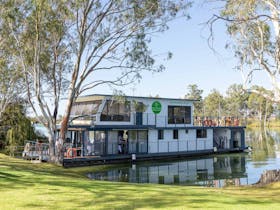 Enjoy a cruise down the Murray River on  the Fay our Floating Restaurant