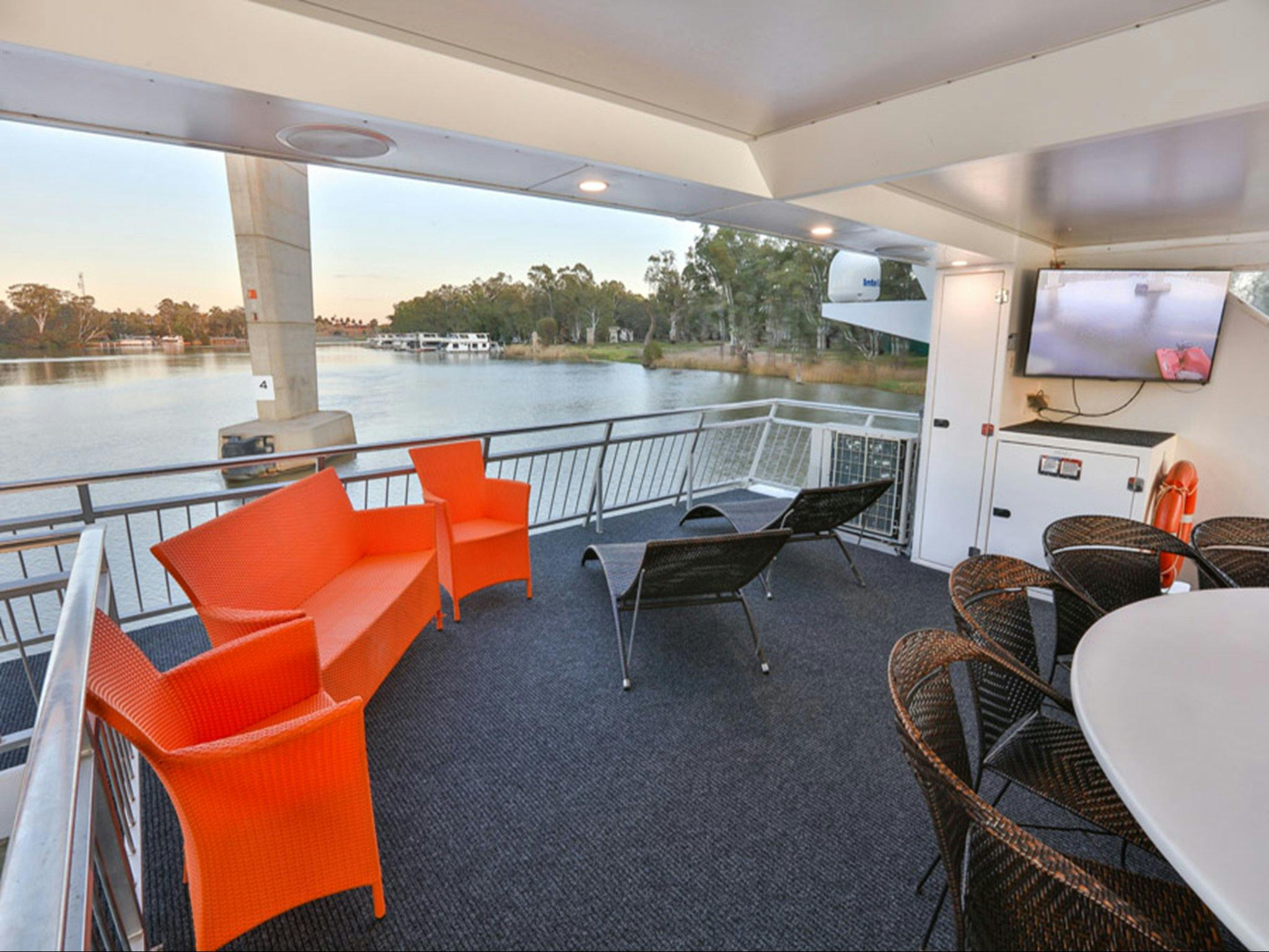 Pure Indulgence rooftop living area