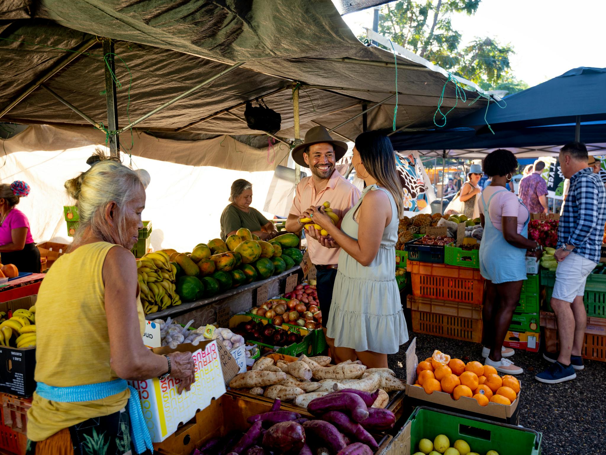 Couple at Parap Markets, Darwin