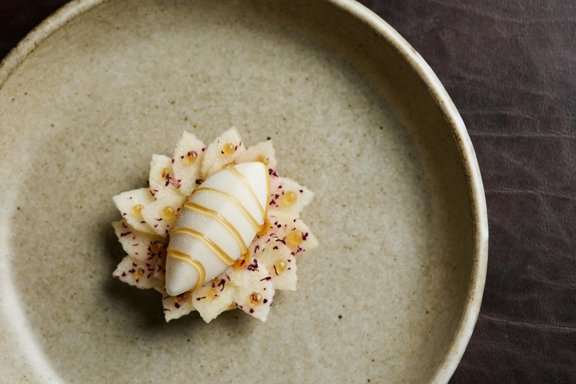 Image of elegantly presented dessert