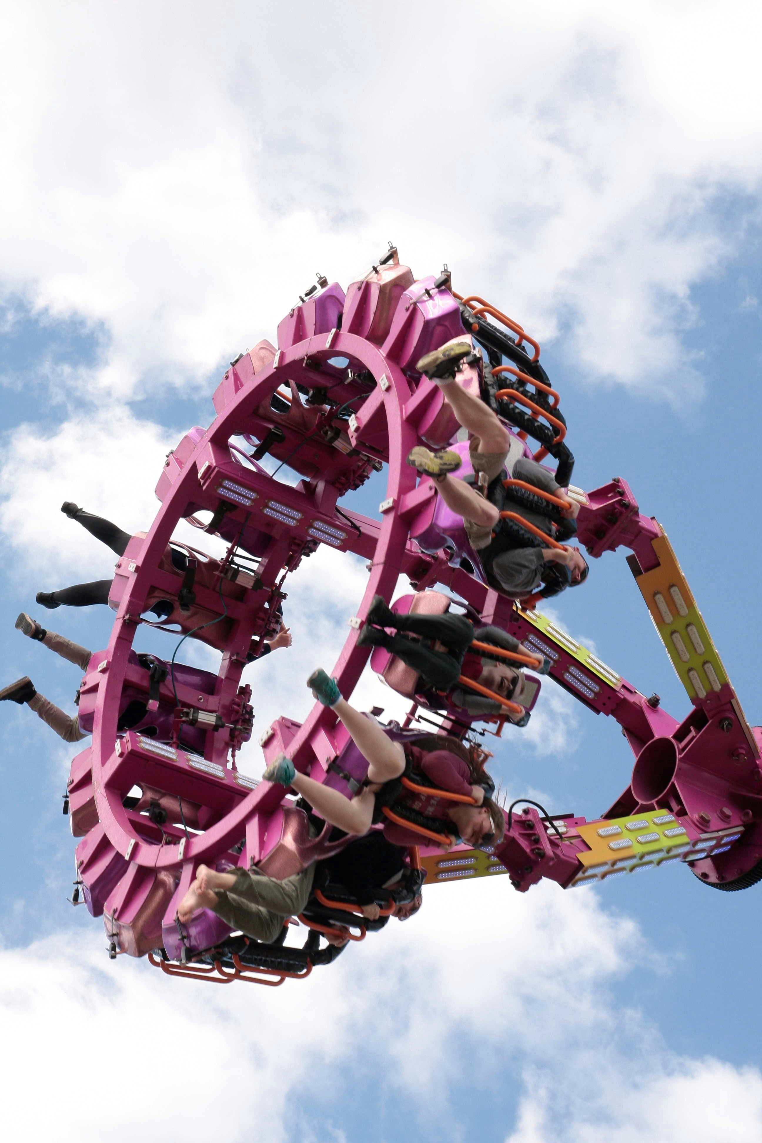 Experience the thrill of the biggest rides at the carnival.Big Carnival Rides