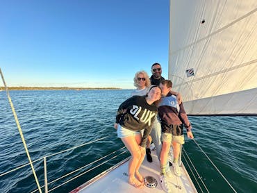 family sailing day onboard 38ft yacht Epsilon family sailing day onboard 38ft yacht Epsilon