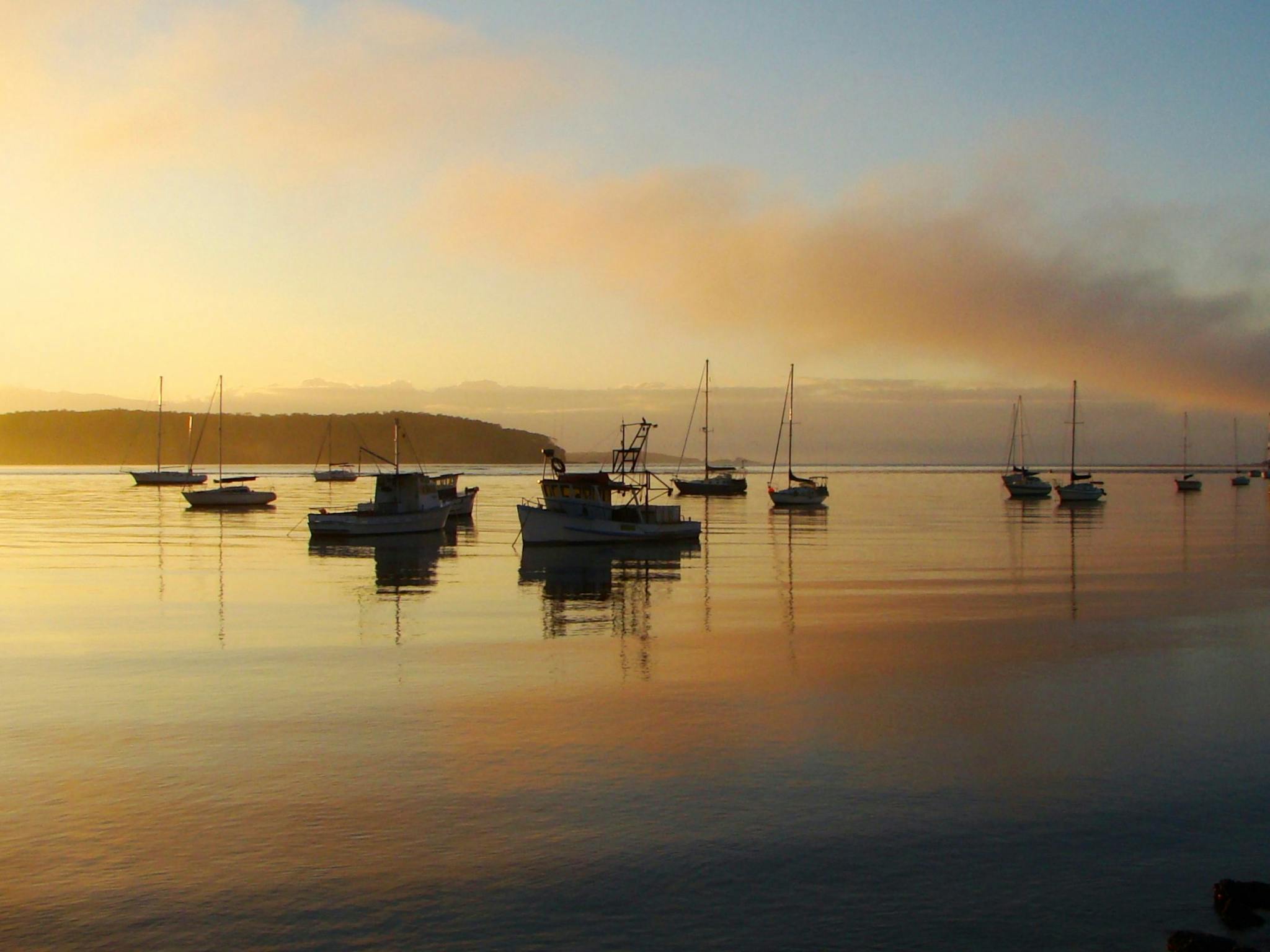 View across Batemans Bay harbour