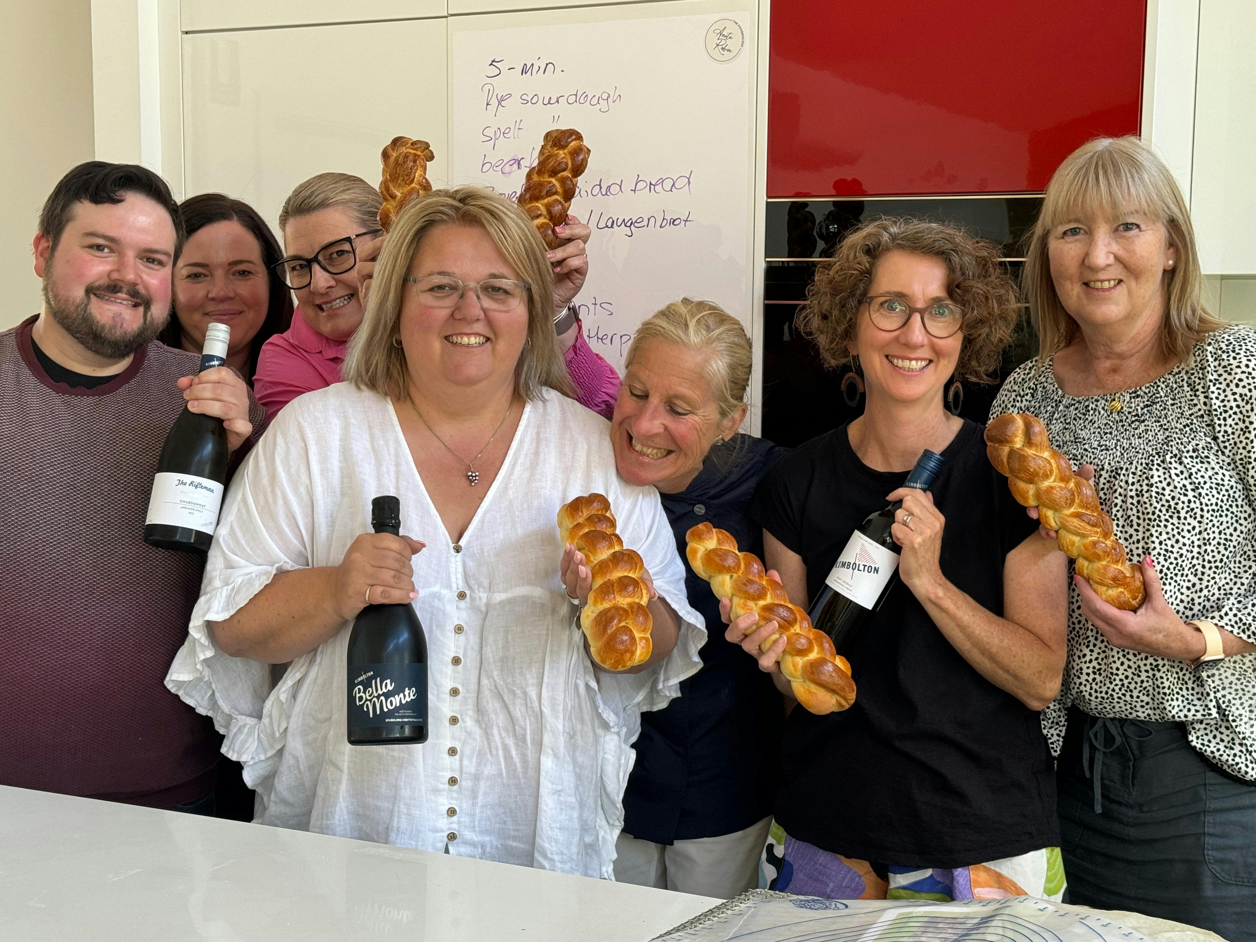 Enjoy some Kibmolton Bella Monte sparkling wine while you are admiring your braided bread