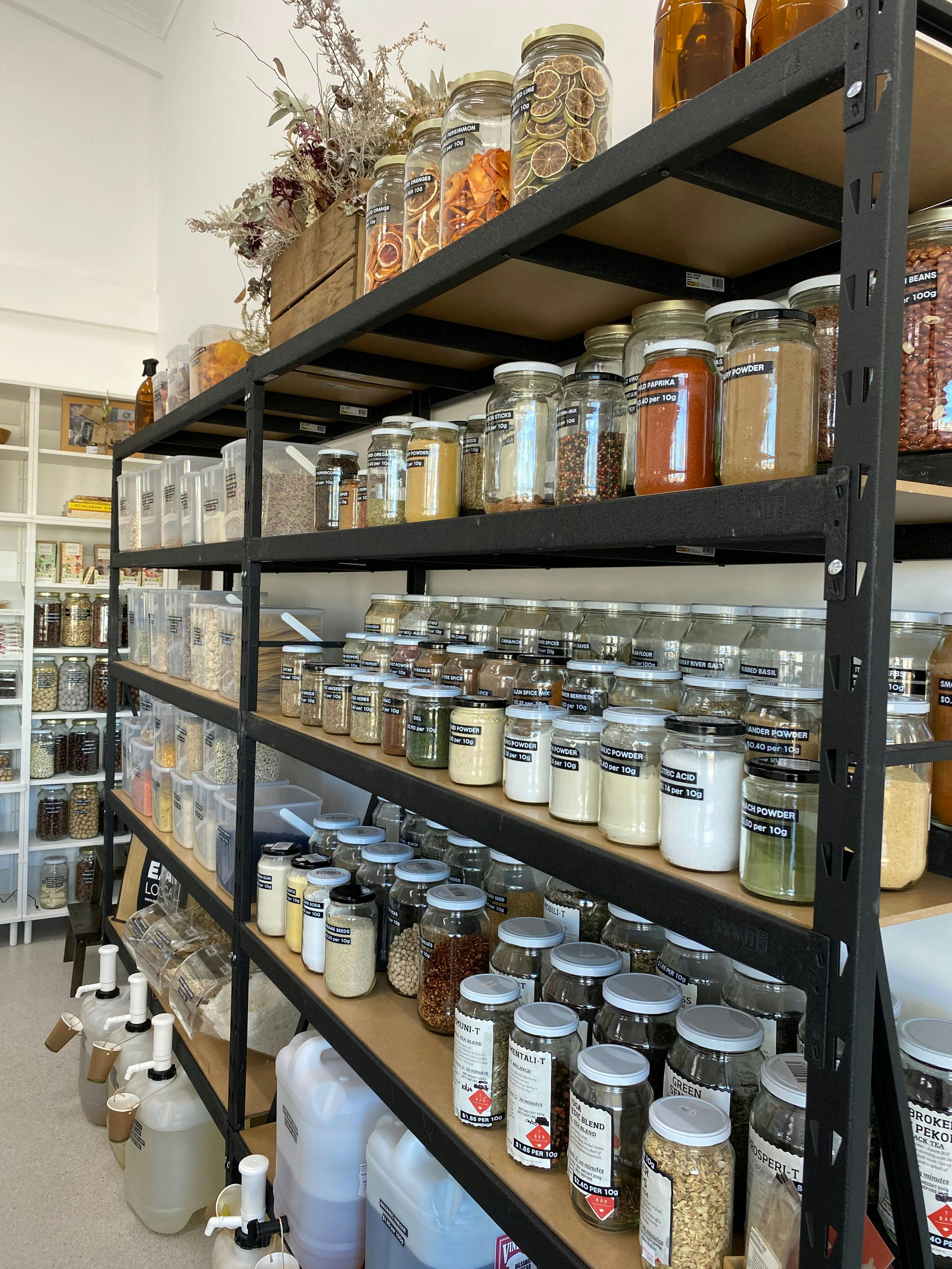 Our bulk food section