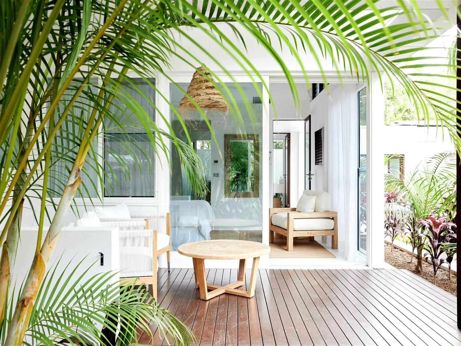 Outdoor entertainment area