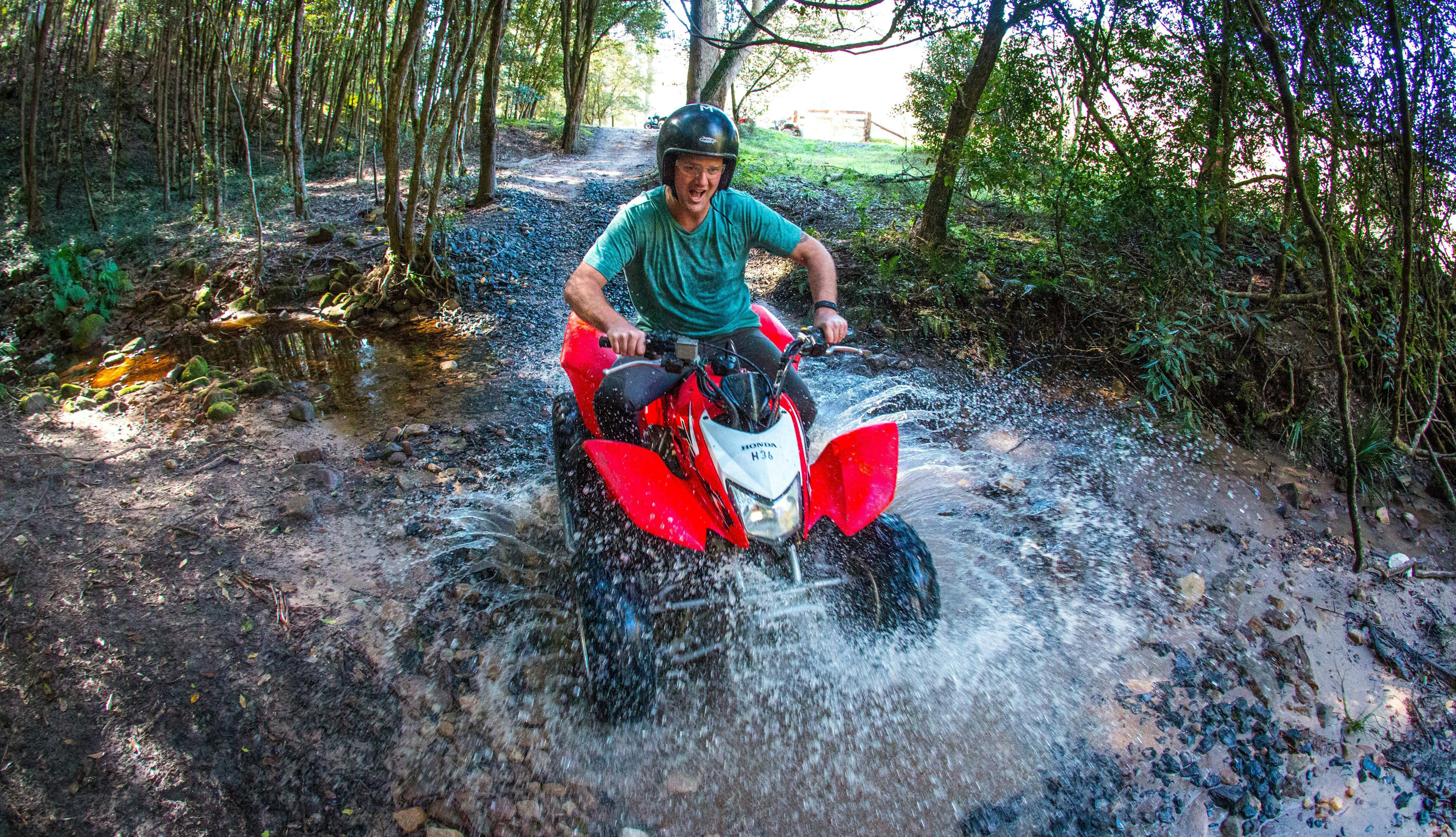 quad biking central coast