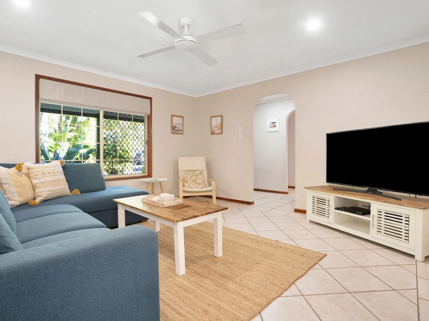 Living room with Smart TV