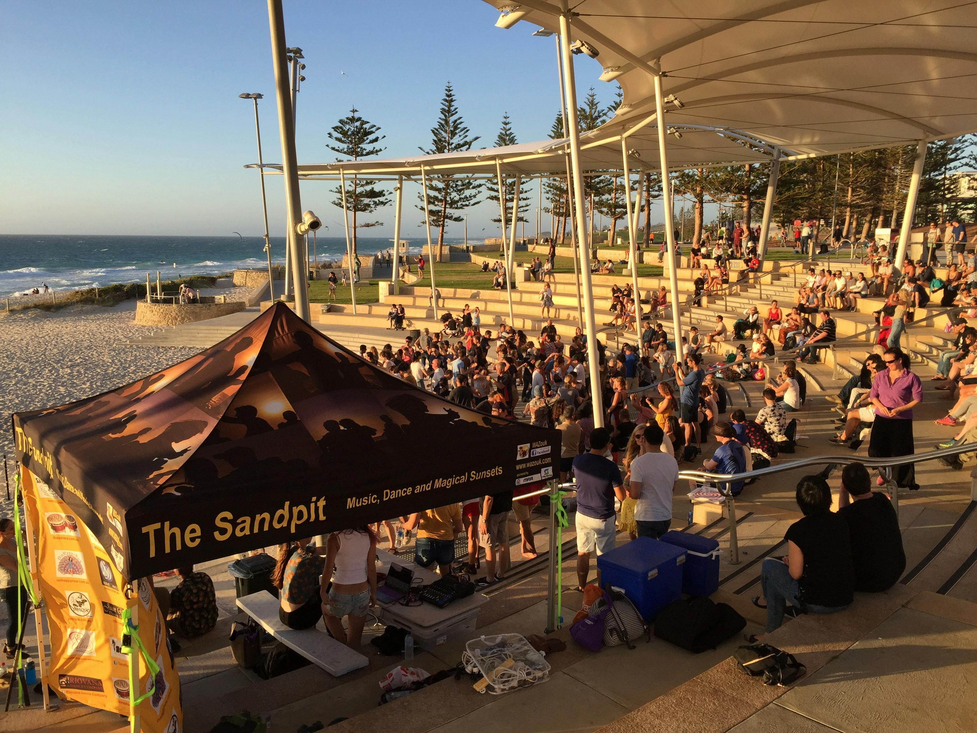 Sandpit Beach dancing