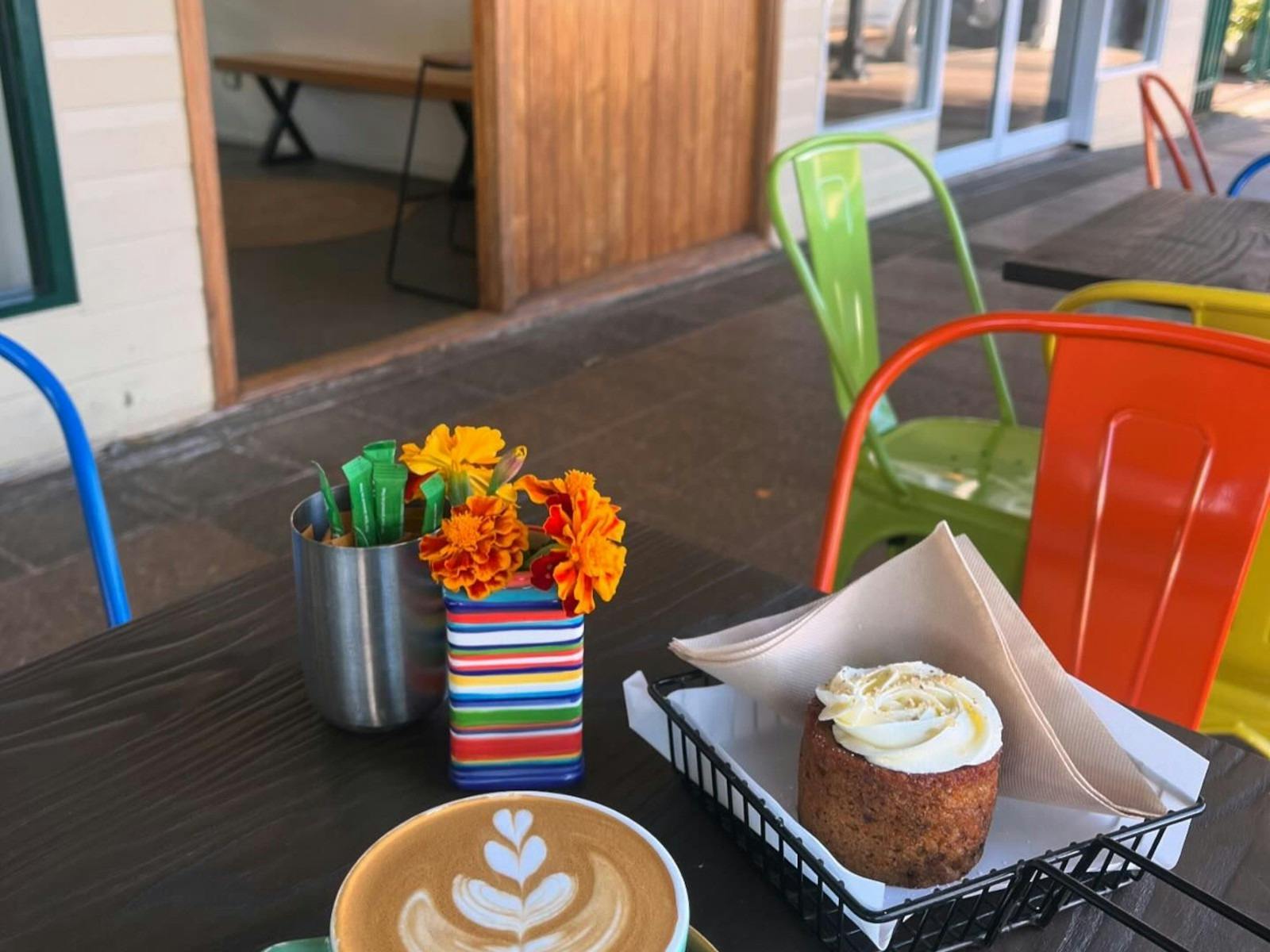 E.S.P. Espresso Bar outside seating