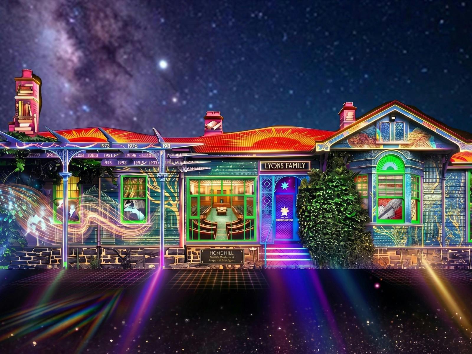 Artistic vision of HighLIGHTS on Home Hill