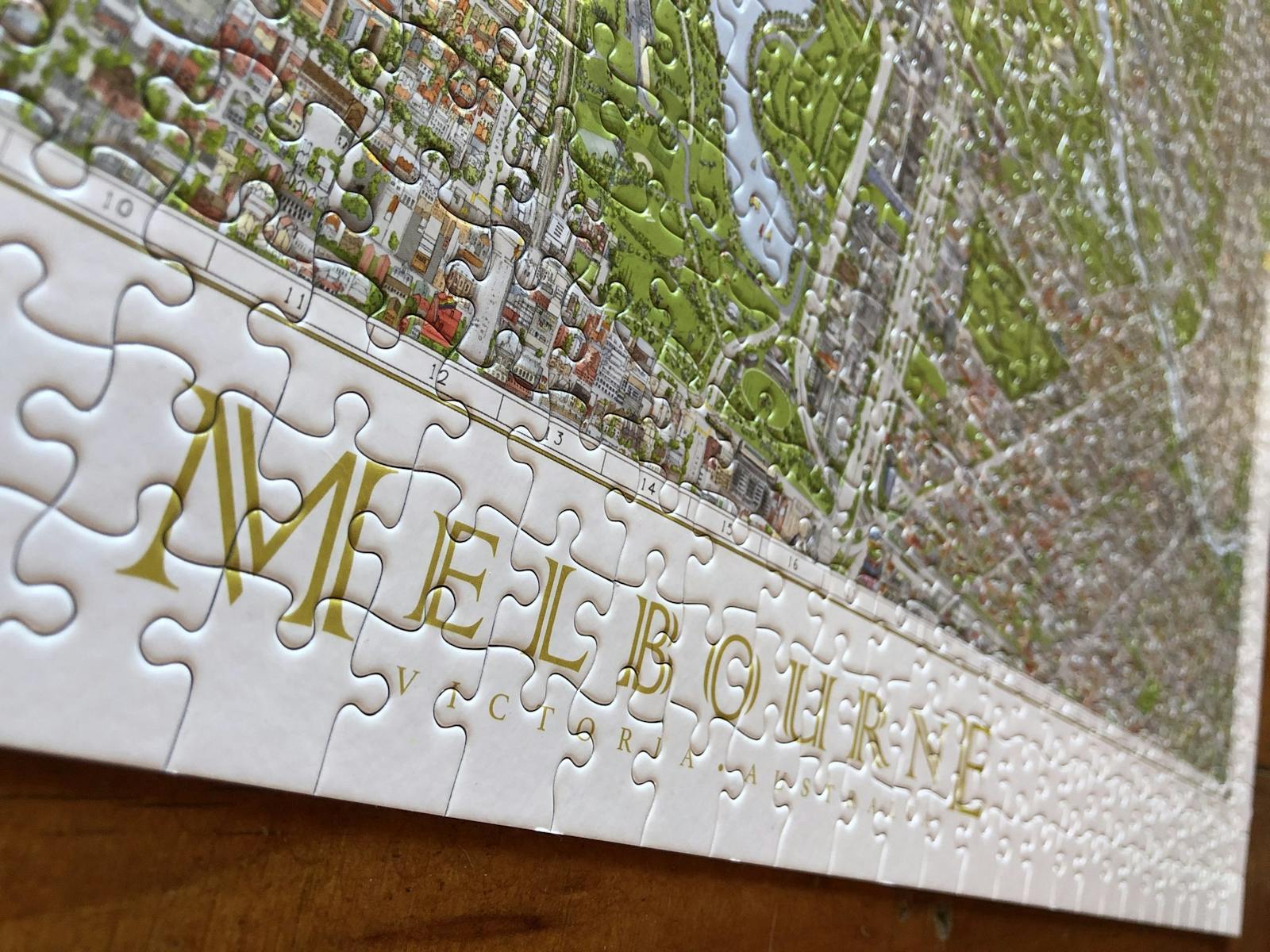 Award winning Melbourne Map, now available as a jigsaw puzzle