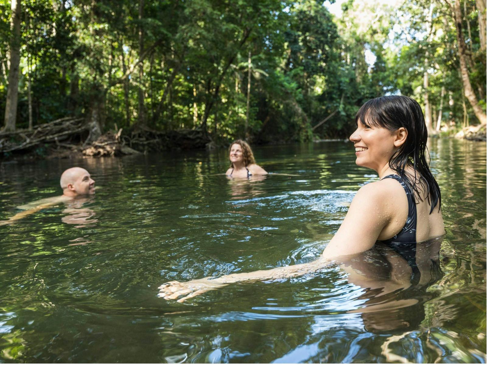 Refreshing swim at Emmagen Creek