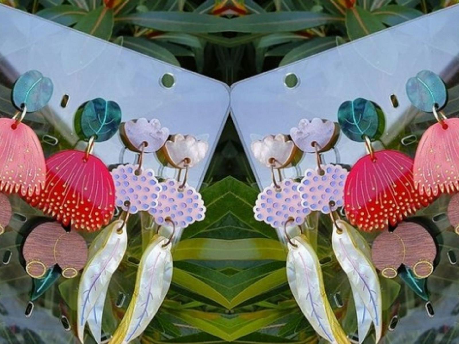 Image for Acrylic Earring Workshop: Native Florals