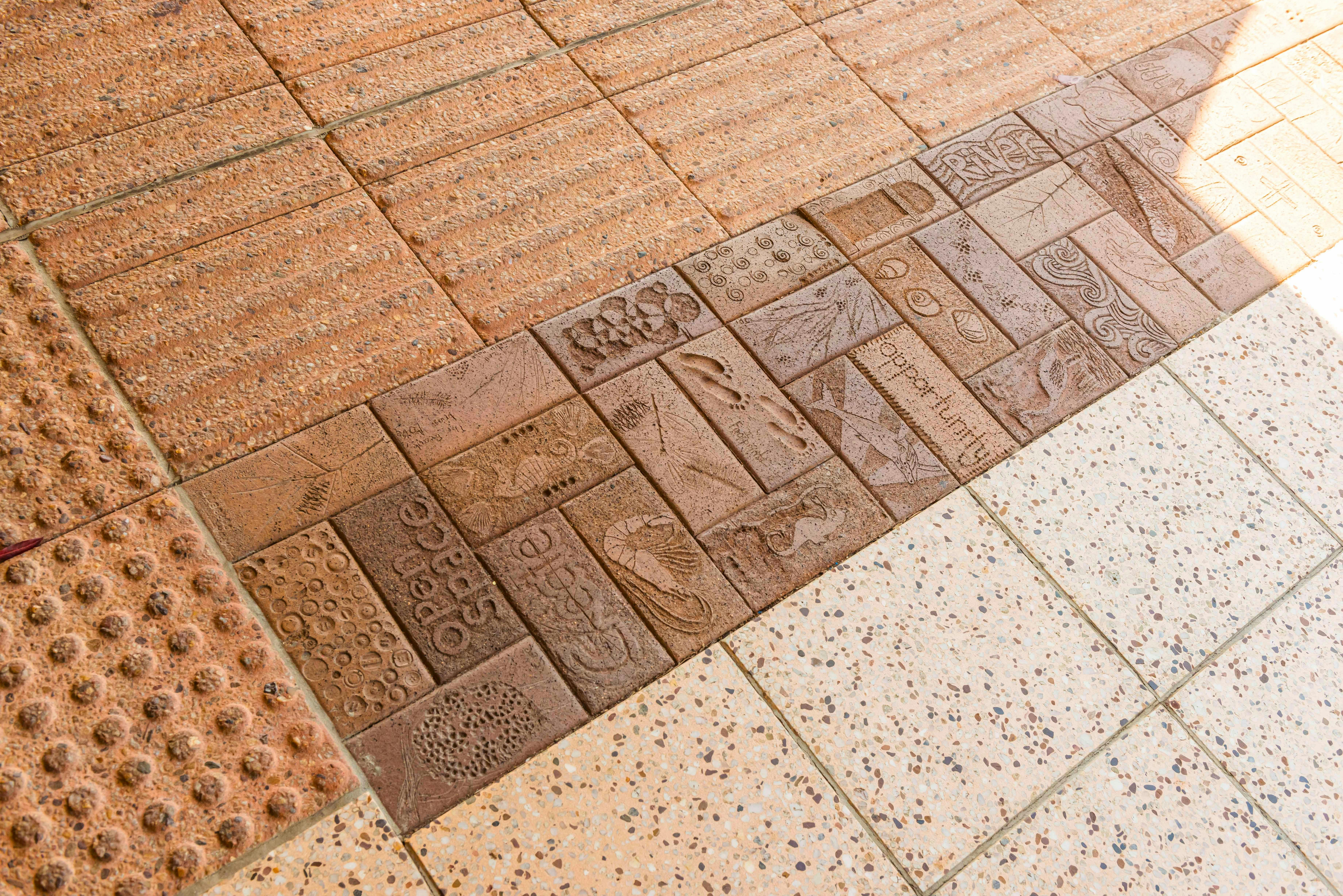 clay pavers art