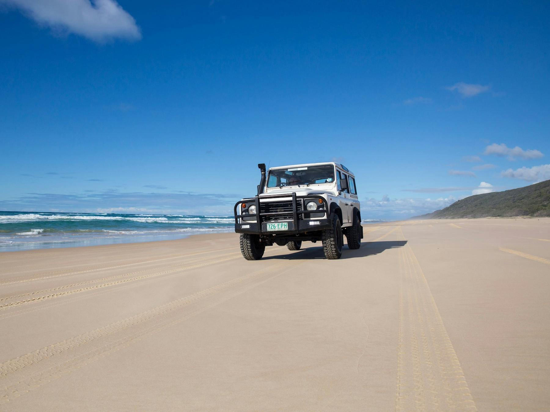 Beach driving, Fraser Island