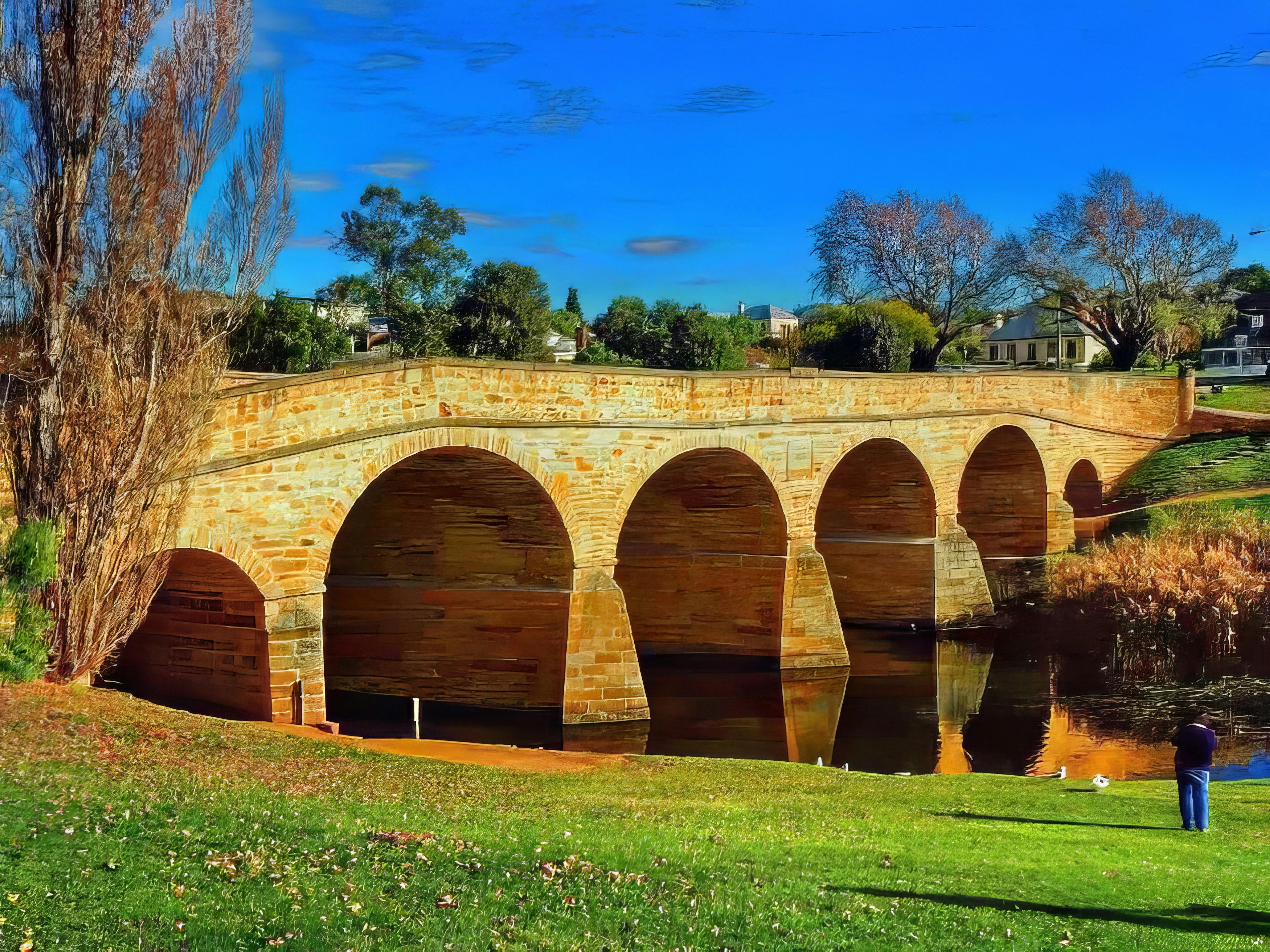 The historic Richmond Bridge in Tasmania