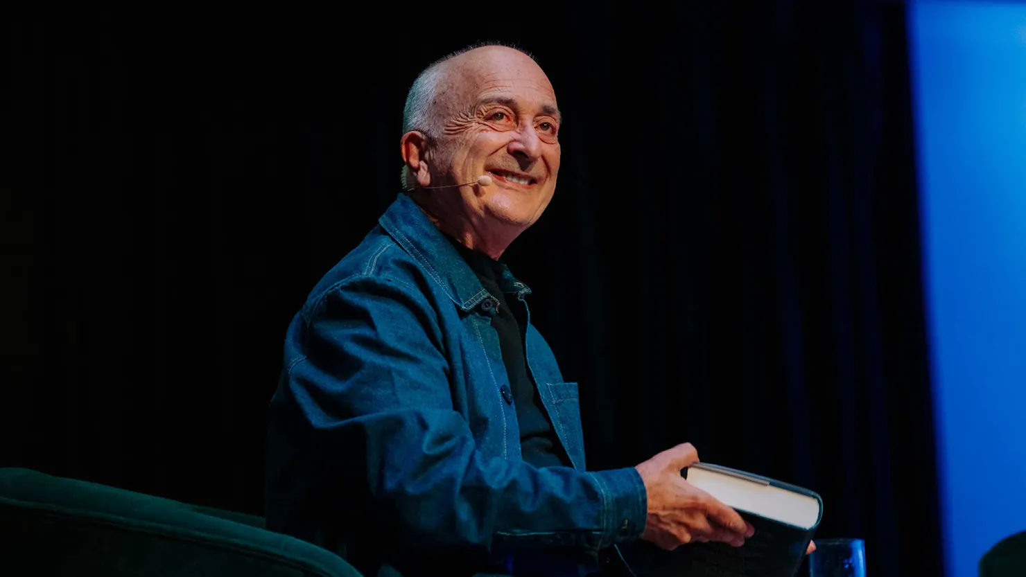Sir Tony Robinson on-stage in Australia for Fane.